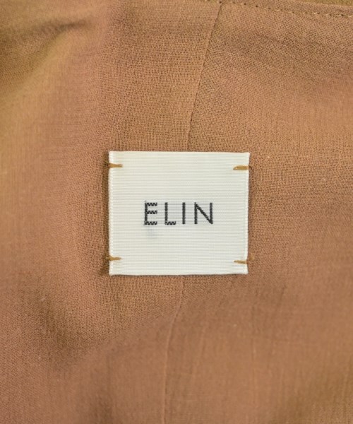 ELIN（エリン）ブラウス 茶 サイズ:38(M位) レディース/2200685875063