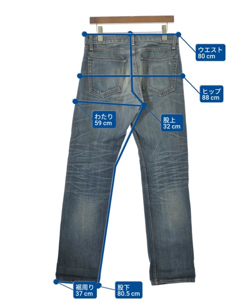 rag&bone/JEAN（ラグアンドボーンジーン）デニムパンツ 紺 サイズ:32(L位) メンズ/2200656346233