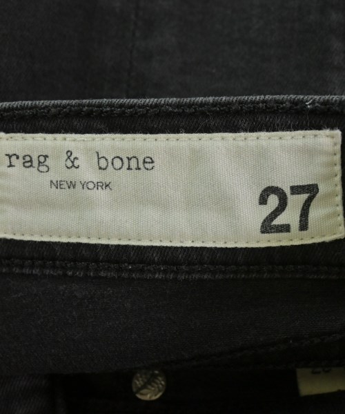 rag&bone/JEAN（ラグアンドボーンジーン）デニムパンツ 黒 サイズ:27(M位) レディース/2200612601031