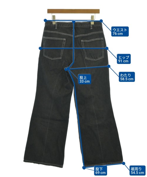 JUN RED（ジュンレッド）デニムパンツ 黒 サイズ:M メンズ/2200614302011