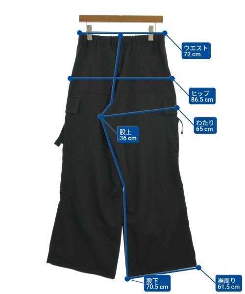 JUN RED（ジュンレッド）カーゴパンツ 黒 サイズ:M メンズ/2200614302028