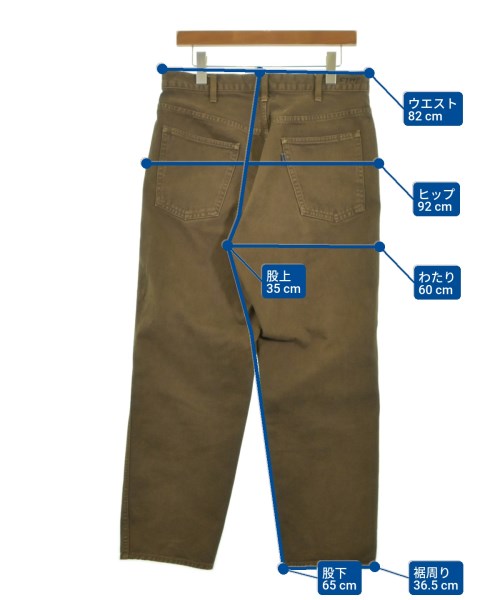 LIVING CONCEPT（リビングコンセプト）デニムパンツ 茶 サイズ:3(L位) メンズ/2200634358098