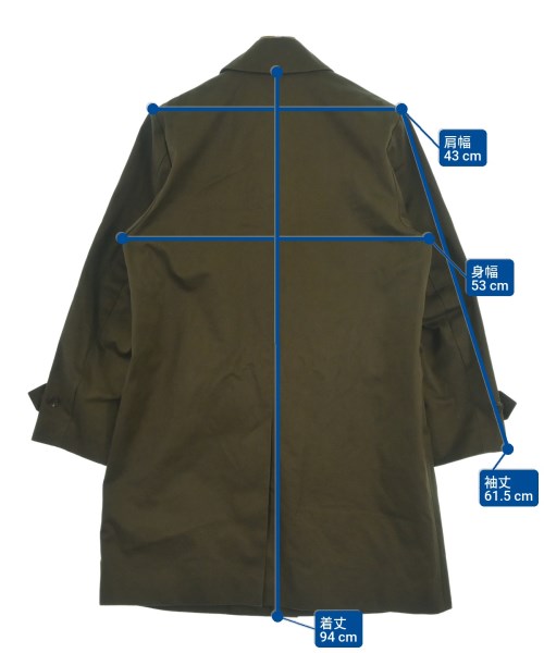 niuhans（ニュアンス）ステンカラーコート 茶 サイズ:1(S位) メンズ/2200619560027