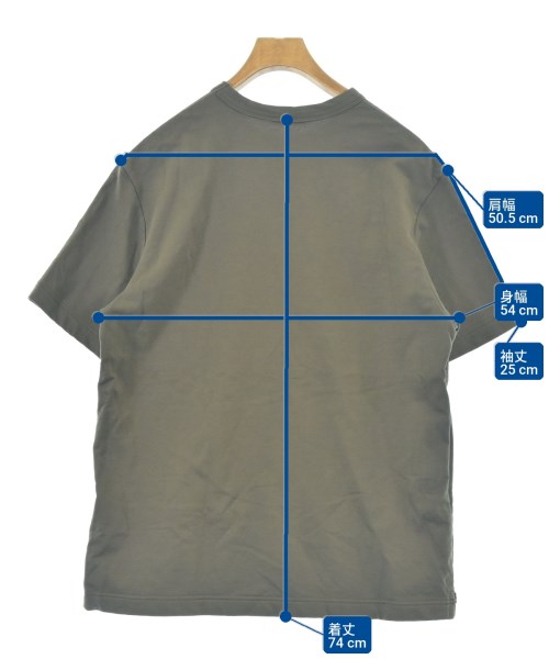 niuhans（ニュアンス）Tシャツ・カットソー カーキ サイズ:4(XL位) メンズ/2200716843184