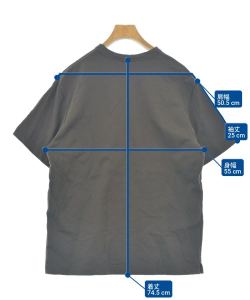 niuhans（ニュアンス）Tシャツ・カットソー 茶 サイズ:4(XL位) メンズ/2200716843191