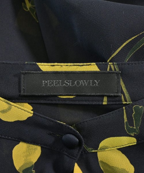 PEELSLOWLY（ピールスローリー）カジュアルシャツ 黒 サイズ:1(S位) レディース/2200633552084