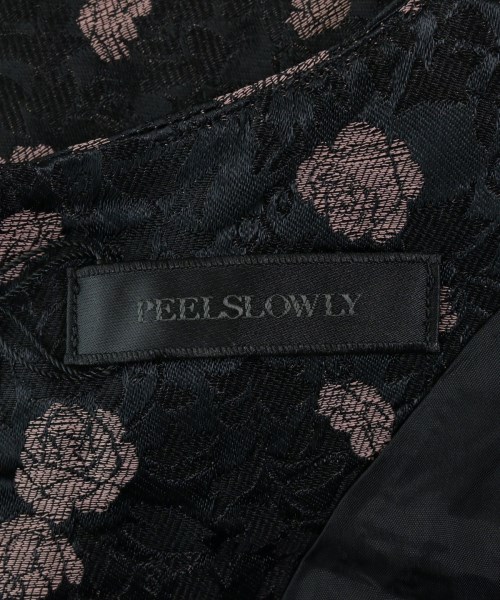 PEELSLOWLY（ピールスローリー）ブラウス 黒 サイズ:0(XS位) レディース/2200638314212