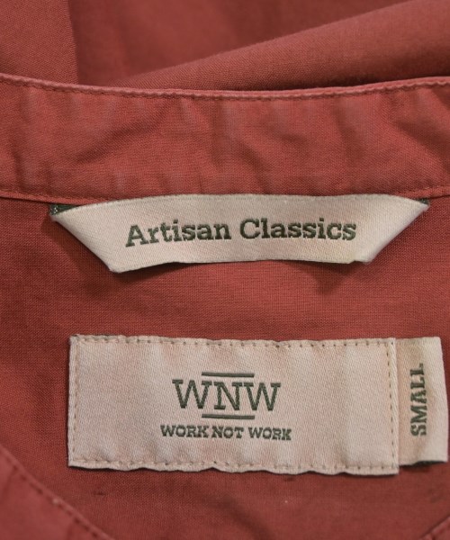 WORK NOT WORK（ワークノットワーク）カジュアルシャツ 赤 サイズ:S メンズ/2200553004038