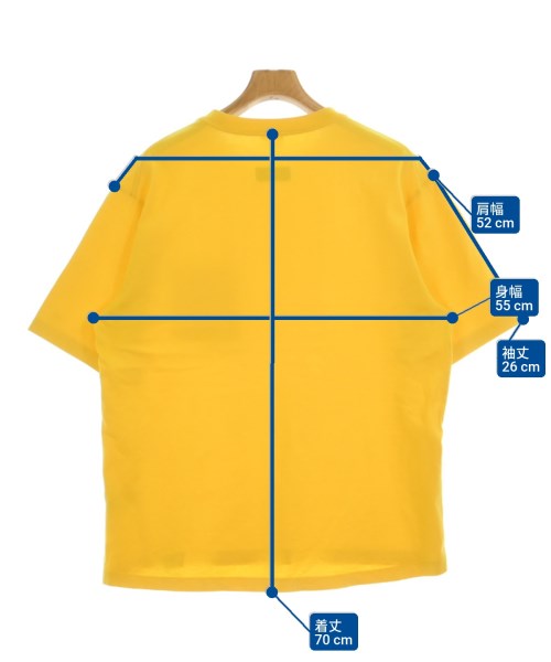 WORK NOT WORK（ワークノットワーク）Tシャツ・カットソー 黄 サイズ:M メンズ/2200672320071