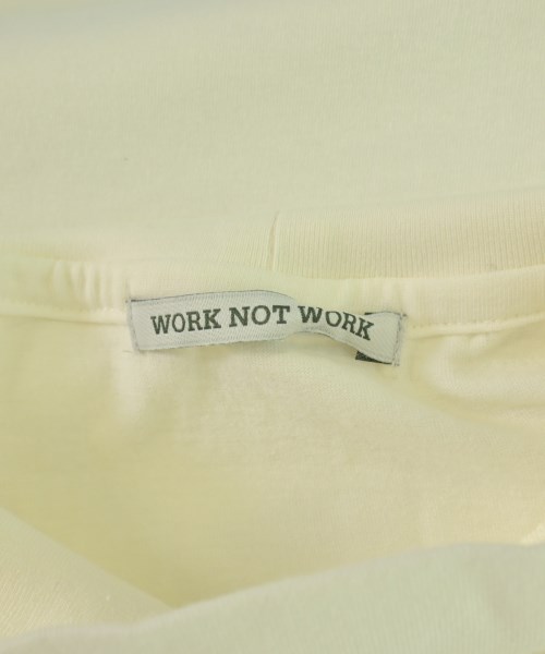 WORK NOT WORK（ワークノットワーク）Tシャツ・カットソー 白 サイズ:M メンズ/2200688669263