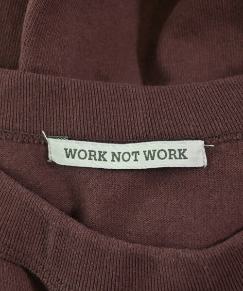 WORK NOT WORK（ワークノットワーク）Tシャツ・カットソー 茶 サイズ:S メンズ/2200697946058