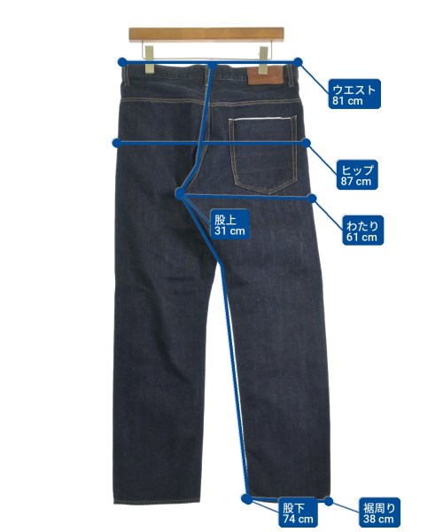 WORK NOT WORK（ワークノットワーク）デニムパンツ 紺 サイズ:S メンズ/2200730130147