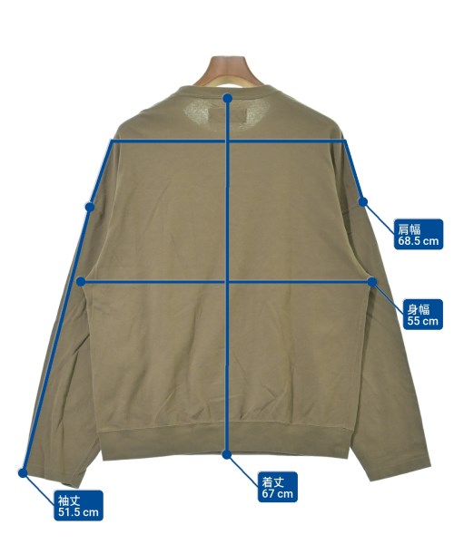 SUN/kakke（サンカッケー）Tシャツ・カットソー カーキ サイズ:M メンズ/2200622943299