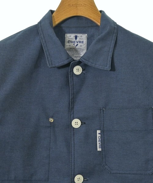 CHEVRE（シェーブル）カバーオール 青 サイズ:S メンズ/2200672358036