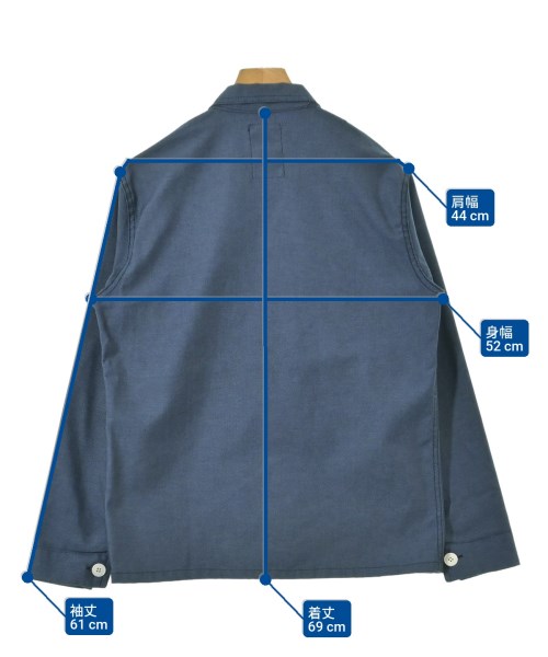 CHEVRE（シェーブル）カバーオール 青 サイズ:S メンズ/2200672358036