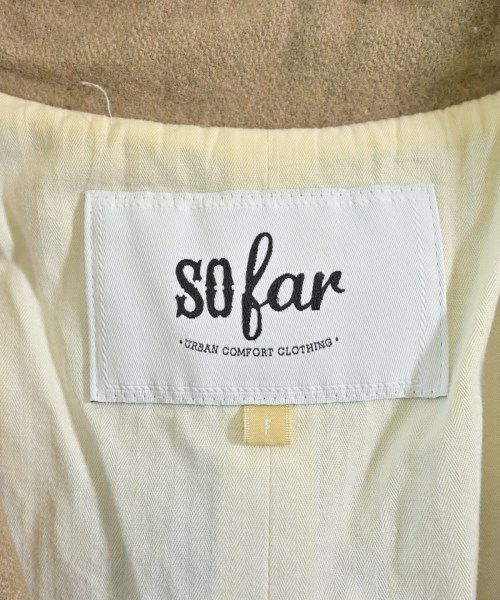 so far（ソーファー）チェスターコート ベージュ サイズ:F レディース/2200639421018
