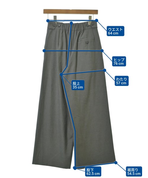 ICHIE strawberry-fields（イチエストロベリーフィールズ）スラックス グレー サイズ:36(S位) レディース/2200626013073