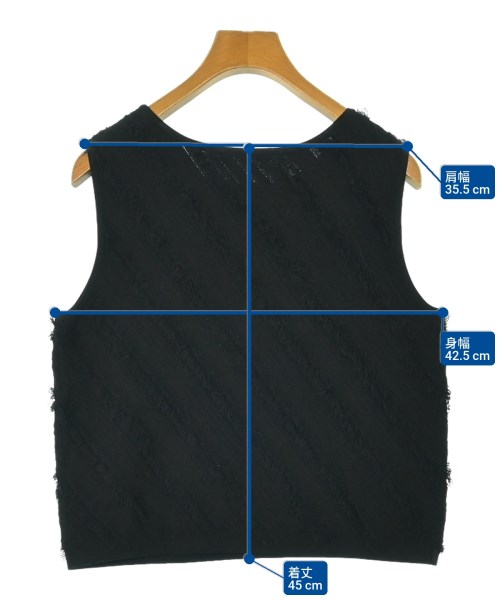 ICHIE strawberry-fields（イチエストロベリーフィールズ）ノースリーブ 黒 サイズ:-(M位) レディース/2200647591055