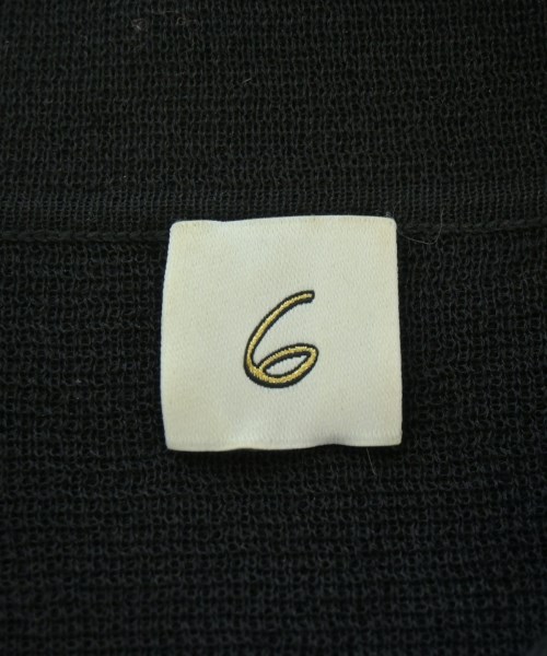 6(ROKU)（ロク）ニット・セーター 黒 サイズ:F レディース/2200617935049