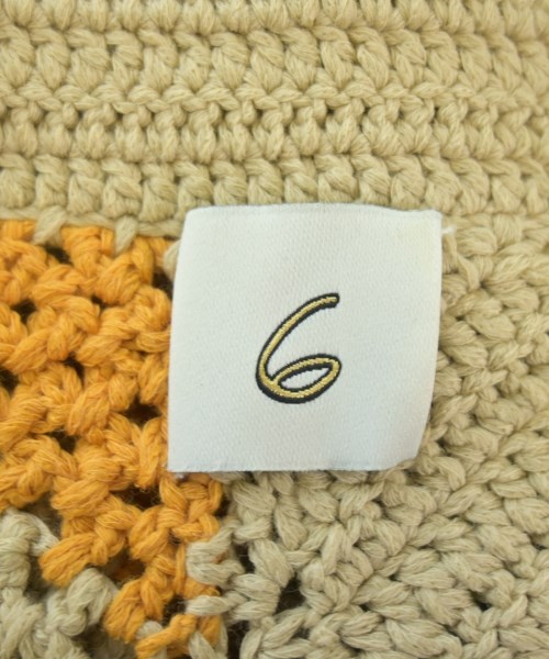 6(ROKU)（ロク）カーディガン ベージュ サイズ:-(XL位) レディース/2200621441024