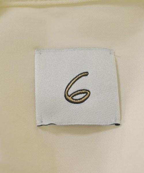 6(ROKU)（ロク）ブラウス 白 サイズ:38(M位) レディース/2200621441048