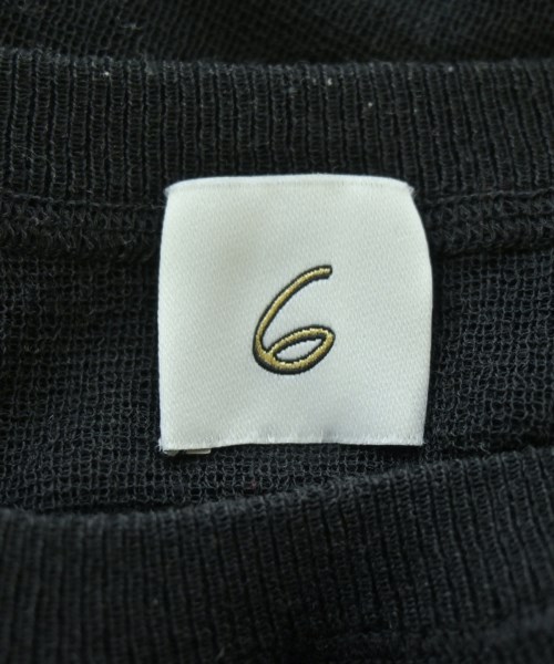 6(ROKU)（ロク）ニット・セーター 黒 サイズ:F レディース/2200621441086