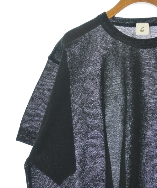 6(ROKU)（ロク）ニット・セーター 黒 サイズ:F レディース/2200621441086