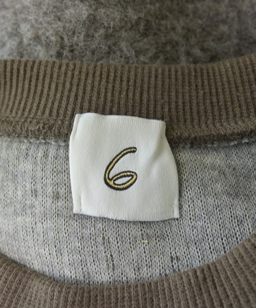 6(ROKU)（ロク）スウェット 茶 サイズ:-(M位) レディース/2200618763092