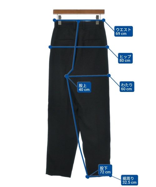 6(ROKU)（ロク）スラックス 黒 サイズ:36(S位) レディース/2200634244117