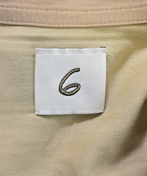 6(ROKU)（ロク）ブラウス ベージュ サイズ:36(S位) レディース/2200635486042