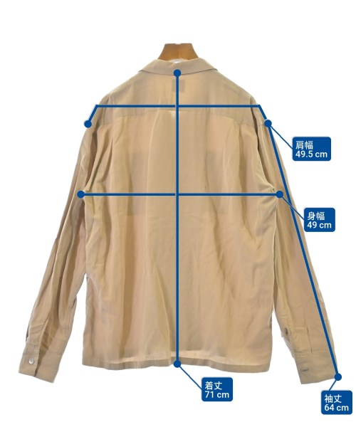6(ROKU)（ロク）ブラウス ベージュ サイズ:36(S位) レディース/2200635486042
