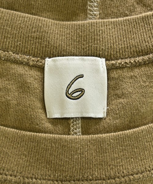 6(ROKU)（ロク）Tシャツ・カットソー 茶 サイズ:F レディース/2200635486073