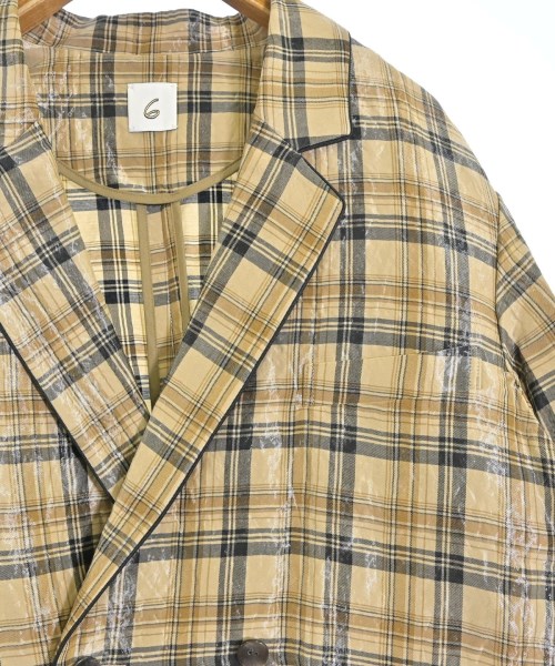 6(ROKU)（ロク）カジュアルジャケット ベージュ サイズ:38(M位) レディース/2200635506047