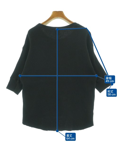 6(ROKU)（ロク）Tシャツ・カットソー 黒 サイズ:F レディース/2200635732064