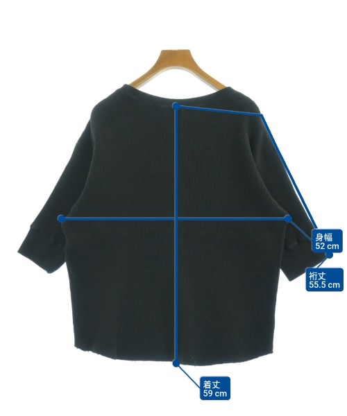 6(ROKU)（ロク）Tシャツ・カットソー 黒 サイズ:F レディース/2200610879173