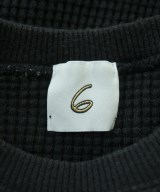 6(ROKU)（ロク）Tシャツ・カットソー 黒 サイズ:F レディース/2200610879173