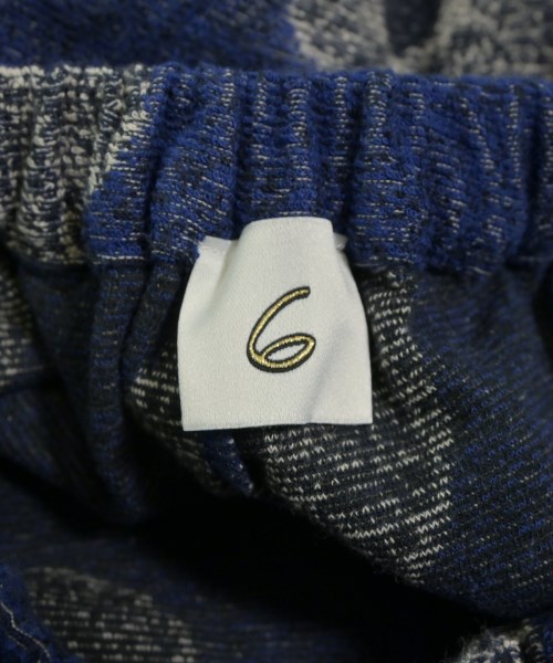 6(ROKU)（ロク）その他 青 サイズ:36(S位) レディース/2200619226077