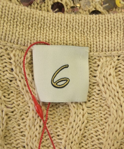 6(ROKU)（ロク）ベスト ベージュ サイズ:F レディース/2200637555074