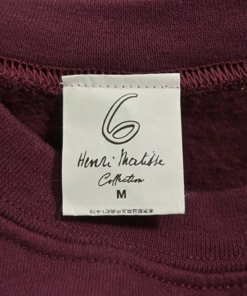 6(ROKU)（ロク）スウェット 赤 サイズ:M レディース/2200637555098