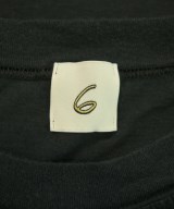 6(ROKU)（ロク）Tシャツ・カットソー 黒 サイズ:-(L位) レディース/2200638036053