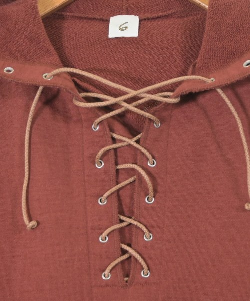 6(ROKU)（ロク）パーカー オレンジ サイズ:F レディース/2200622943138