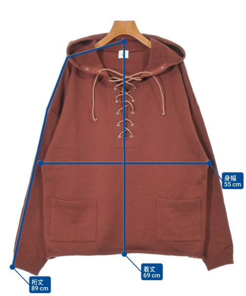 6(ROKU)（ロク）パーカー オレンジ サイズ:F レディース/2200622943138