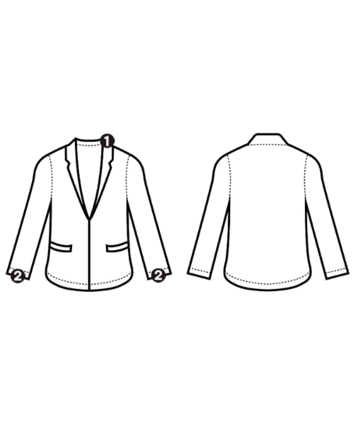 6(ROKU)（ロク）テーラードジャケット ベージュ サイズ:36(S位) レディース/2200638386059