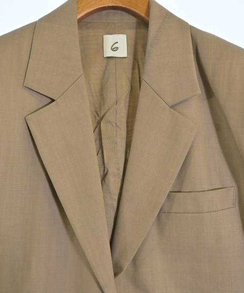 6(ROKU)（ロク）テーラードジャケット ベージュ サイズ:36(S位) レディース/2200638386059