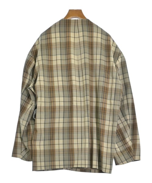 6(ROKU)（ロク）ノーカラージャケット ベージュ サイズ:36(S位) レディース/2200638386066