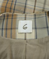 6(ROKU)（ロク）ノーカラージャケット ベージュ サイズ:36(S位) レディース/2200638386066