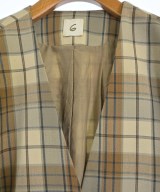 6(ROKU)（ロク）ノーカラージャケット ベージュ サイズ:36(S位) レディース/2200638386066