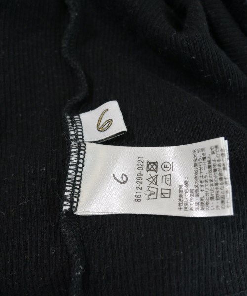 6(ROKU)（ロク）Tシャツ・カットソー 黒 サイズ:F レディース/2200638386073