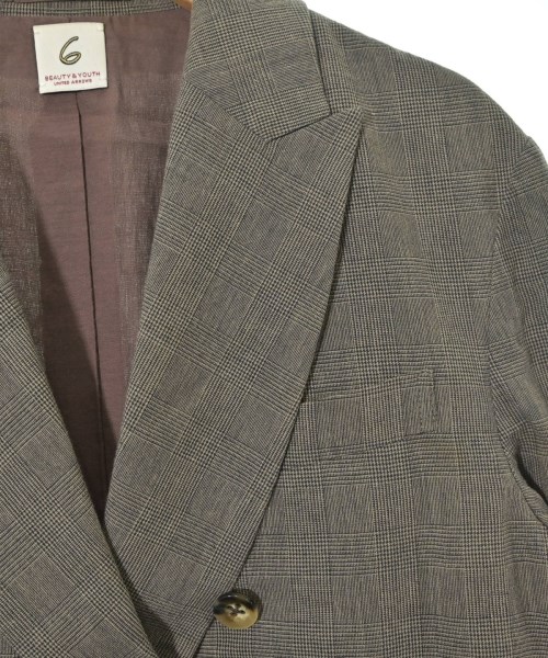 6(ROKU)（ロク）テーラードジャケット グレー サイズ:36(S位) レディース/2200638591088