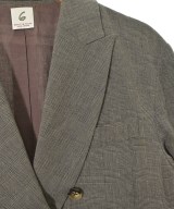 6(ROKU)（ロク）テーラードジャケット グレー サイズ:36(S位) レディース/2200638591088